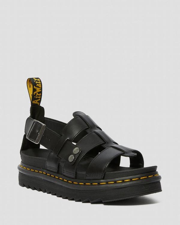 Dr Martens Dámské Sandály Terry Brando Černé, CZ-398267